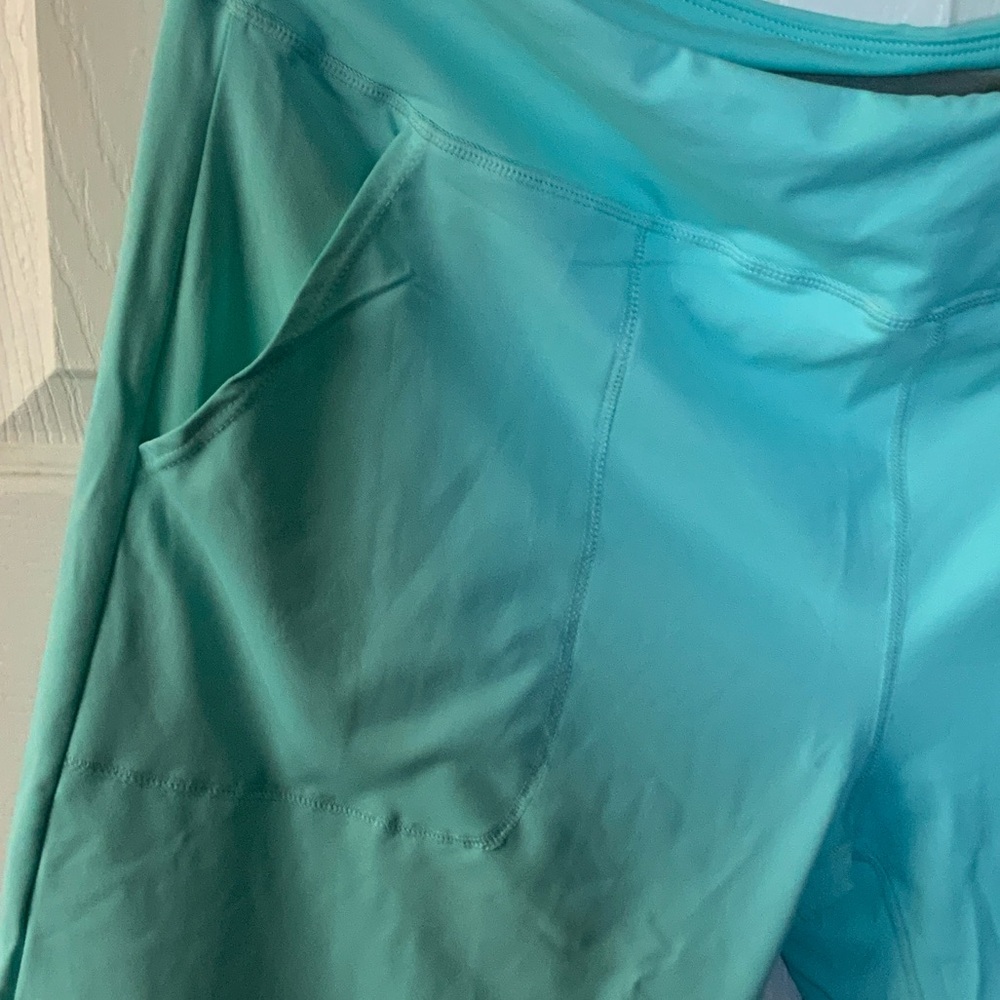 Women's Active Shorts - Pink, Blue, and Cream - Picture 3 of 10